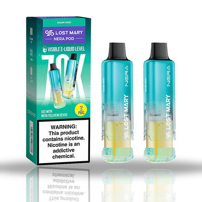 Miami Mint — 2-pod pack — Lost Mary NERA Pods 70K