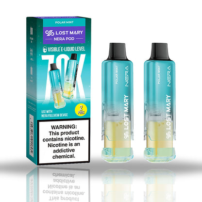 Polar Mint — 2-pod pack — Lost Mary NERA Pods 70K