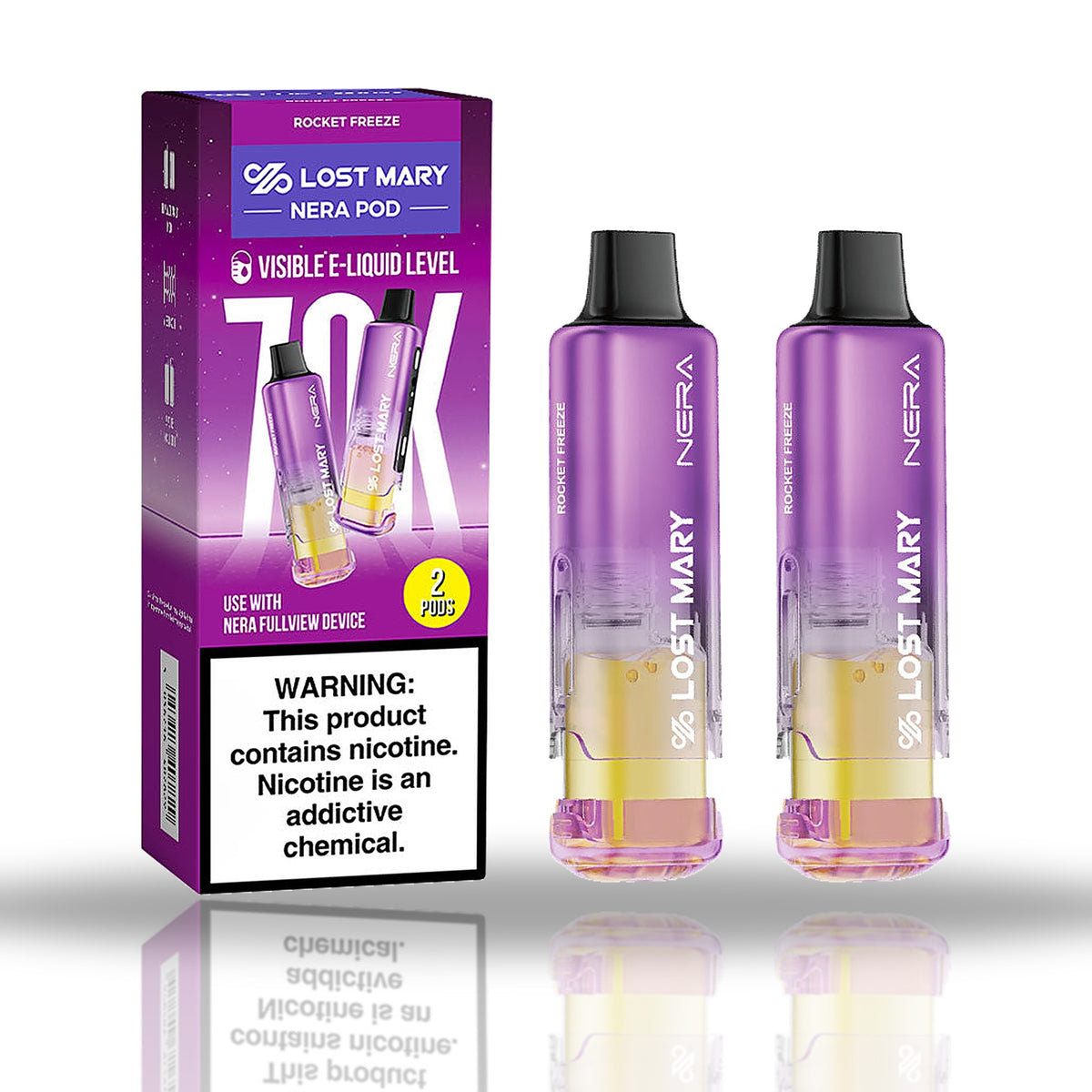 Rocket Freeze — 2-pod pack — Lost Mary NERA Pods 70K
