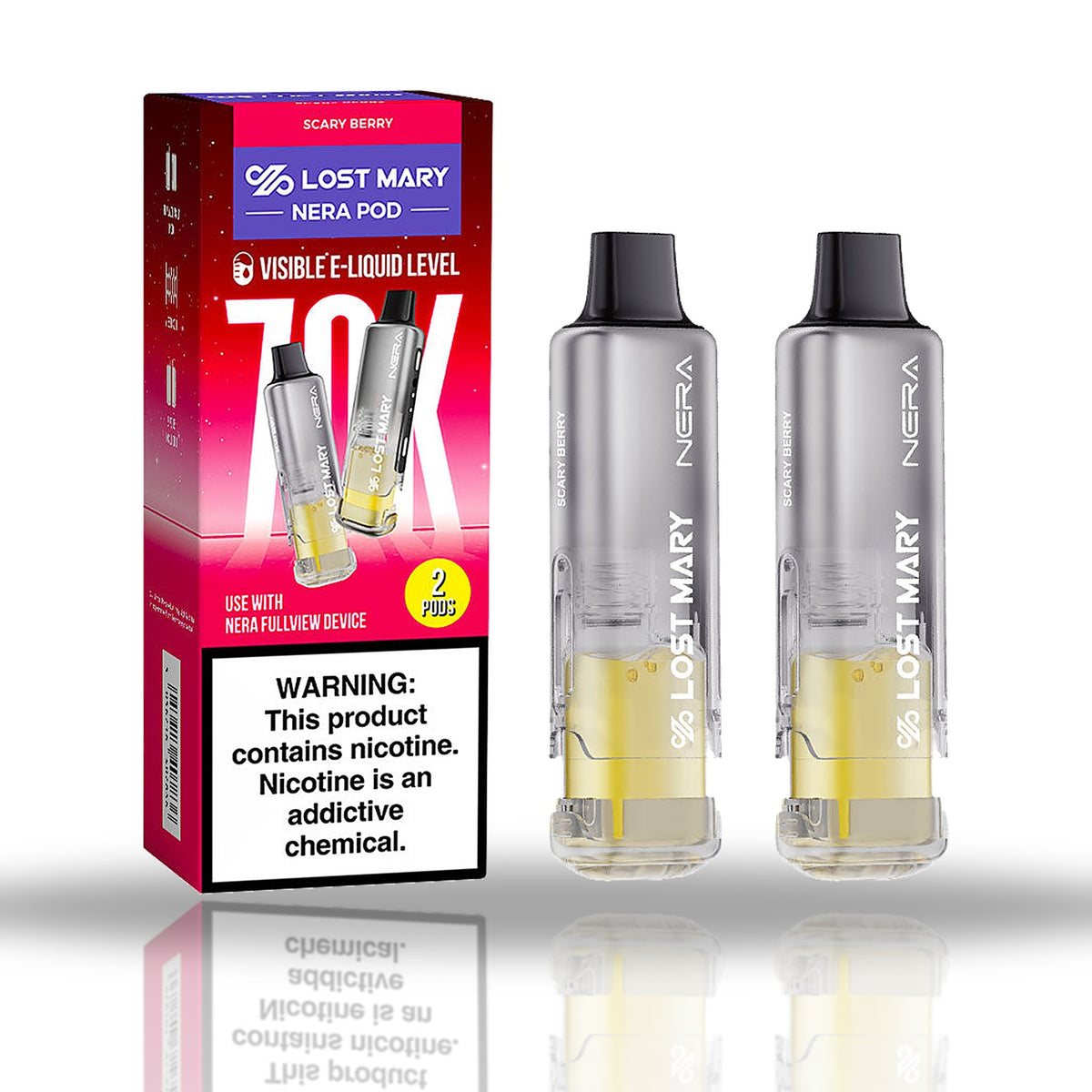 Scary Berry — 2-pod pack — Lost Mary NERA Pods 70K