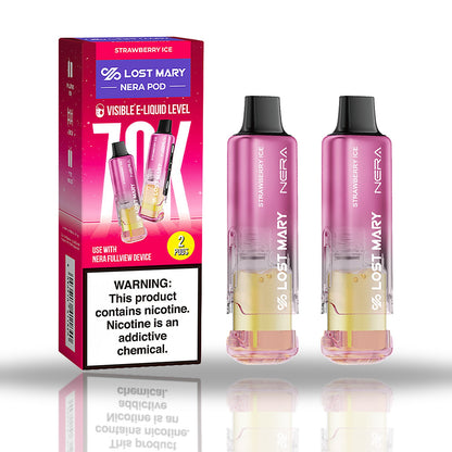 Strawberry Ice — 2-pod pack — Lost Mary NERA Pods 70K