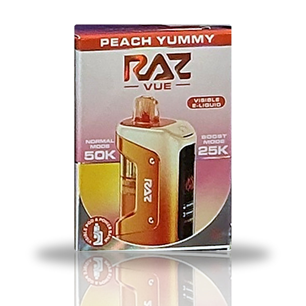 Peach Yummy — kit — RAZ Vue 50K Vape Kit