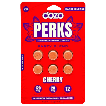 DOZO Perks 7 Hydroxymitragynine 6 Tablets