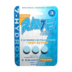 Rave 7-Hydroxymitragynine Fast Acting 40MG Per Pill(120 MG)