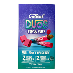 Cutleaf Duos Pop & Puff 2x Gummies + 2xPrerolls