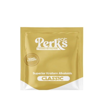 Eat Perks 7-Hydroxymitragynine 50MG 1 Count Superior Kratom Alkaloids