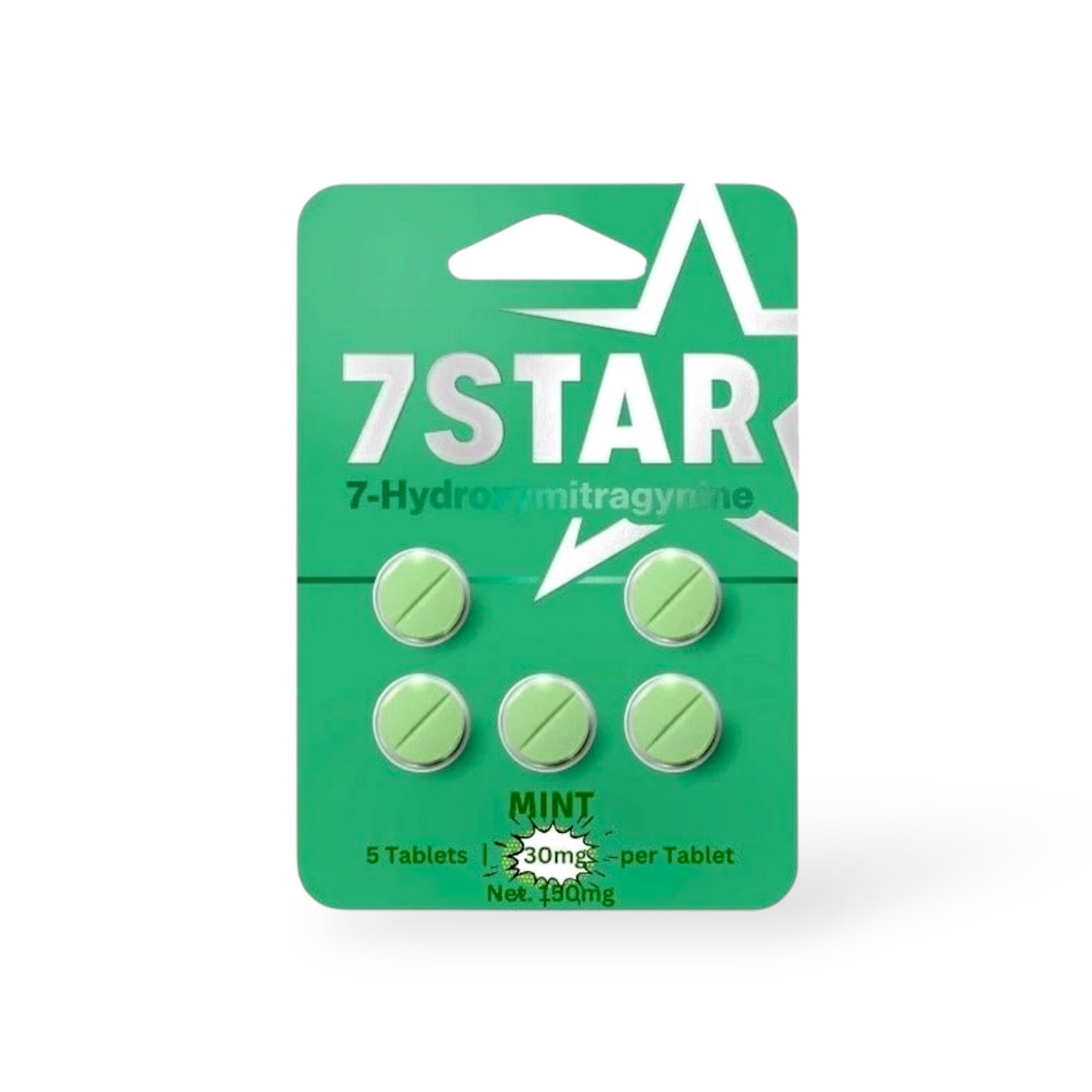 7 Star 7-Hydroxymitragynine 30Mg Per Tab(5 Pack)