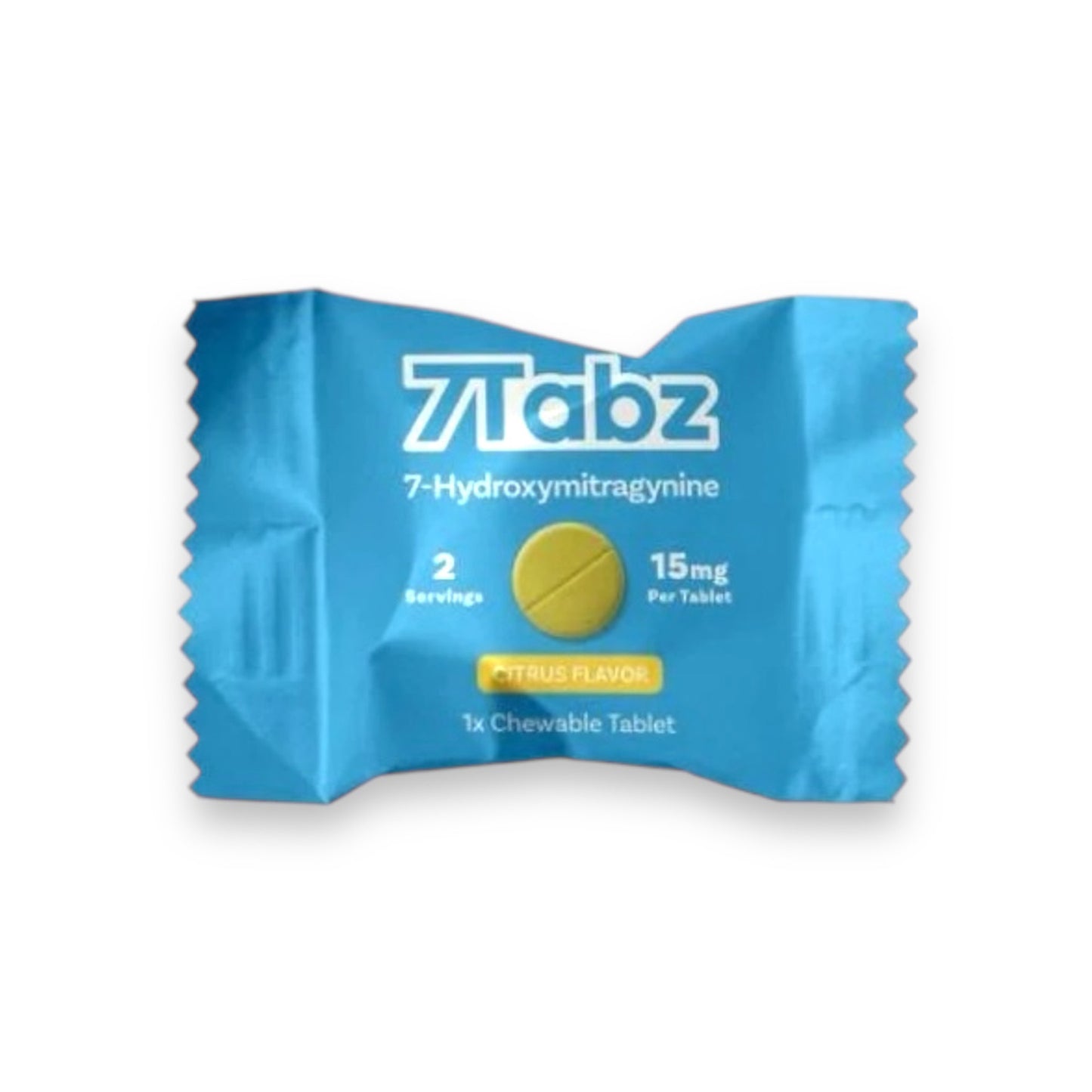 7Tabz 7-Hydroxymitragynine Kratom Extract Tablet Citrus Flavored - product front view