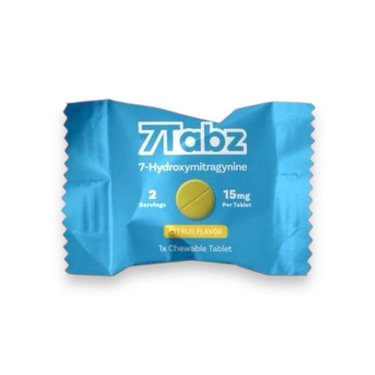 7Tabz 7-Hydroxymitragynine Kratom Extract Tablet Citrus Flavored - product front view
