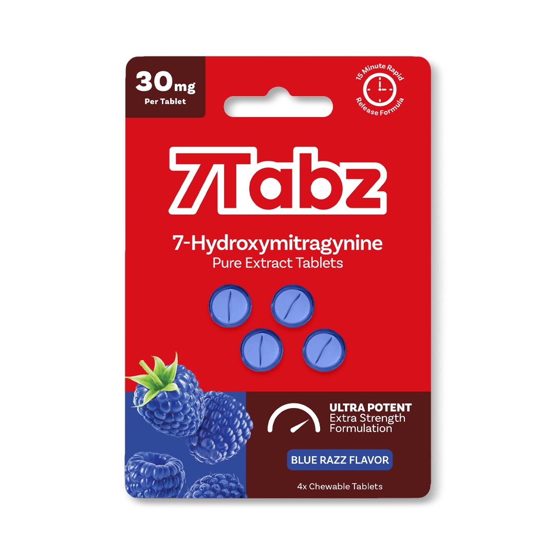 7Tabz 7-Hydroxymitragynine Kratom Extract Tablets 30Mg Per Tablet Ultra Potent