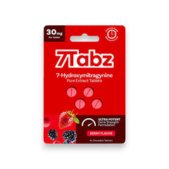 7Tabz 7-Hydroxymitragynine Kratom Extract Tablets 30Mg Per Tablet Ultra Potent
