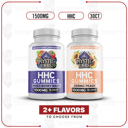 Mystic Labs HHC Gummies 30 Count 1500 MG - Detail View