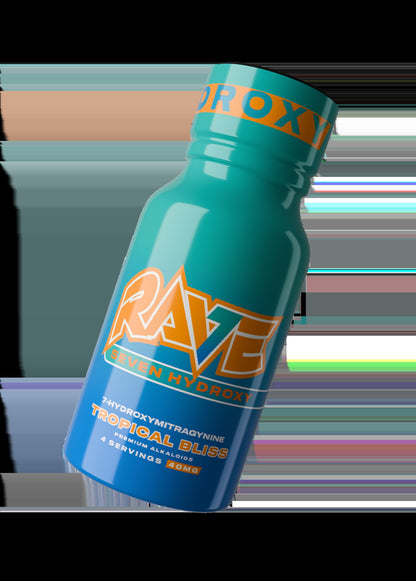 Rave 7-Hydroxymitragynine + Pseudo 3x40MG (120 MG Total) - Detail View
