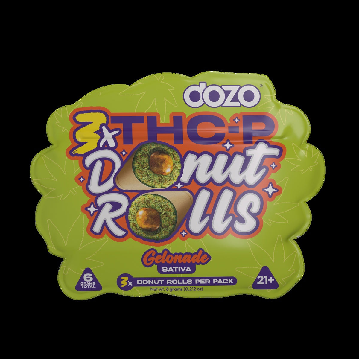 DOZO 3x THC-P Donut Rolls(6 Grams Total) - View 7