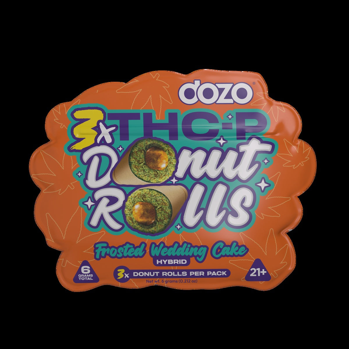 DOZO 2x THC-A + Live Rosin Donut Rolls(4.20 Grams Total) - View 10