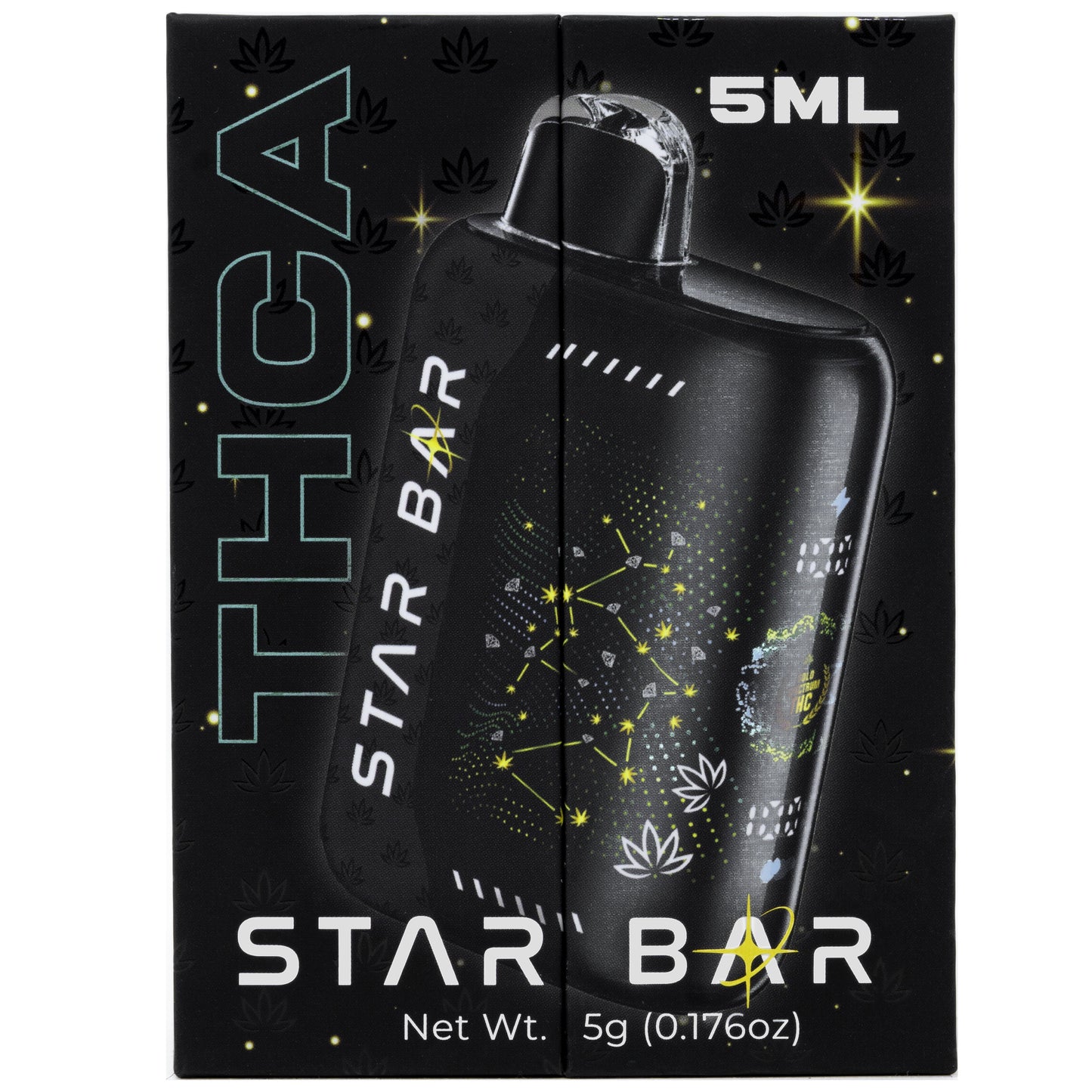 Star Bar THCA 5G Disposable Vape - Close-Up View
