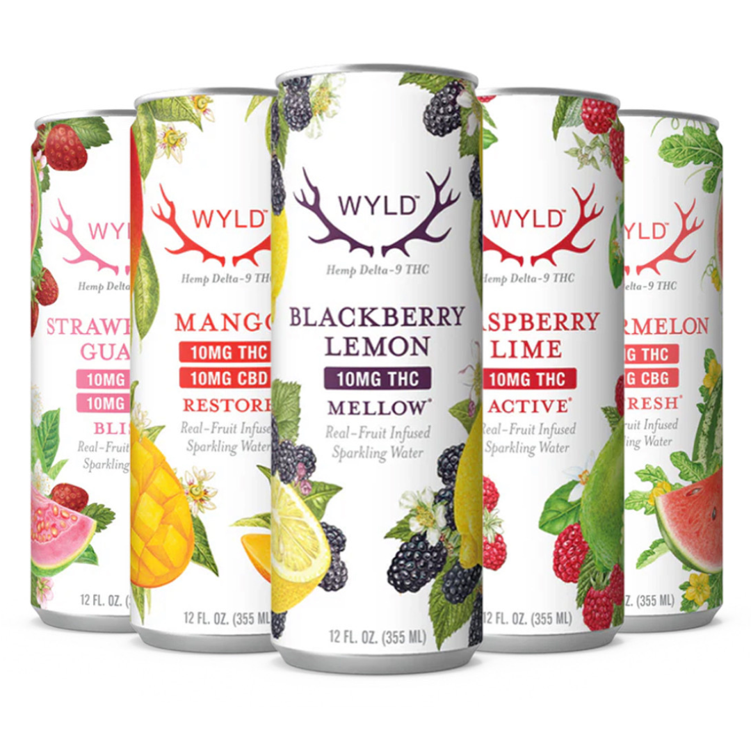 Wyld Fruit Infused Sparkling Water 10mg THC | 12oz