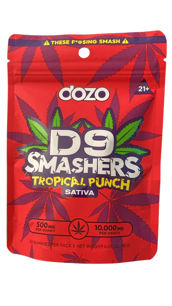 DOZO D9 Smashers Gummies 10,000MG Total (20pc)