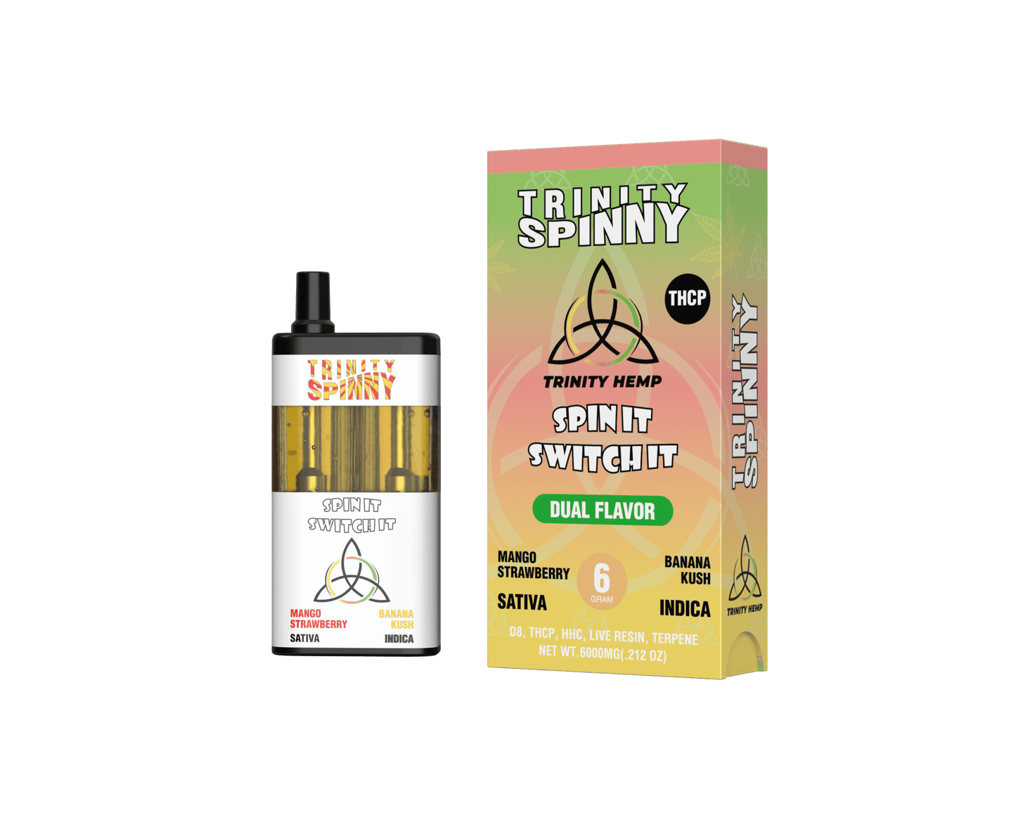 Trinity Hemp Spin It Switch It Dual Flavor THCA