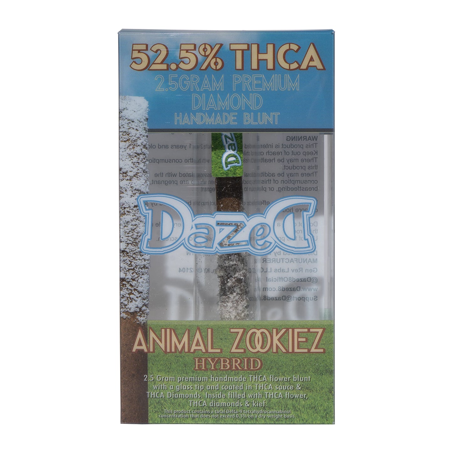 Dazed Premium Diamond THC-A Handmade Blunt 2.5G
