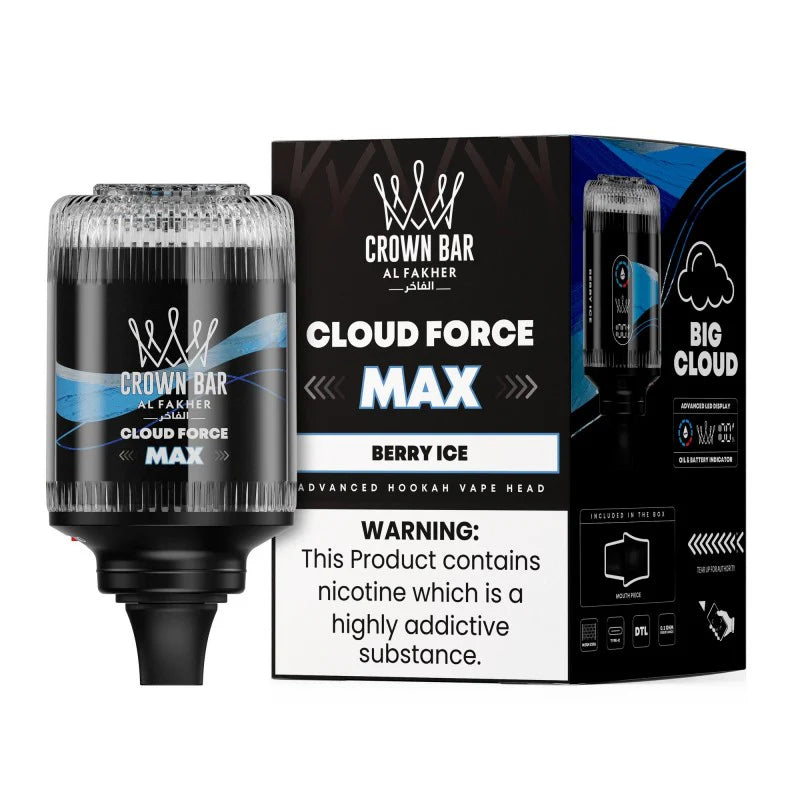 Al Fakher Crown Bar Cloud Force Max - close up detail