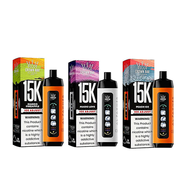 Al Fakher Crown Bar 15K Ice Adjust Peach Ice