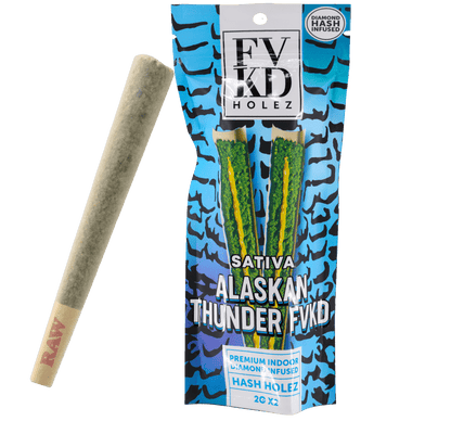 FVKD Diamond Infused Hash Holes - Alaskan Thunder Pre Roll Front Min