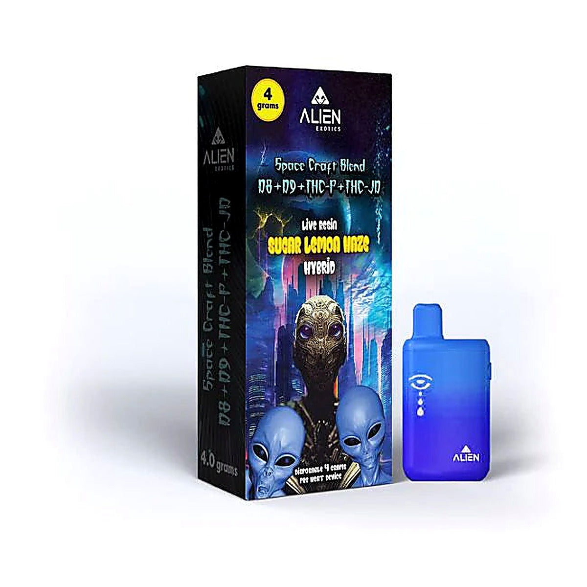 Alien Exotics Space Craft Blend Live Resin 4 Gram Disposable - Pre-Rolls