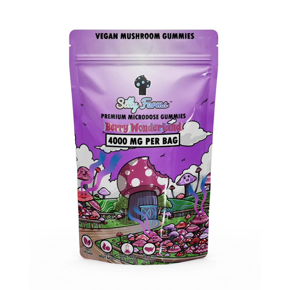 Silly Farms Premium Microdose Gummies 8pc/4,000mg Total