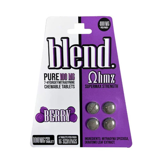 Blend Pure 7-Hydroxy Chewable Tablets 4x100MG (400MG Total)