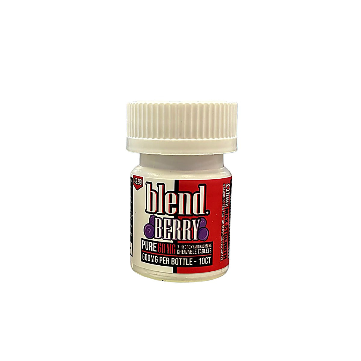 Blend Pure 7-Hydroxy Chewable Tablets 10x60MG (600MG Total) - Additional View 3