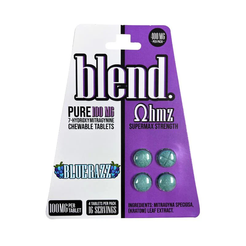 Blend Pure 7-Hydroxy Chewable Tablets 4x100MG (400MG Total)