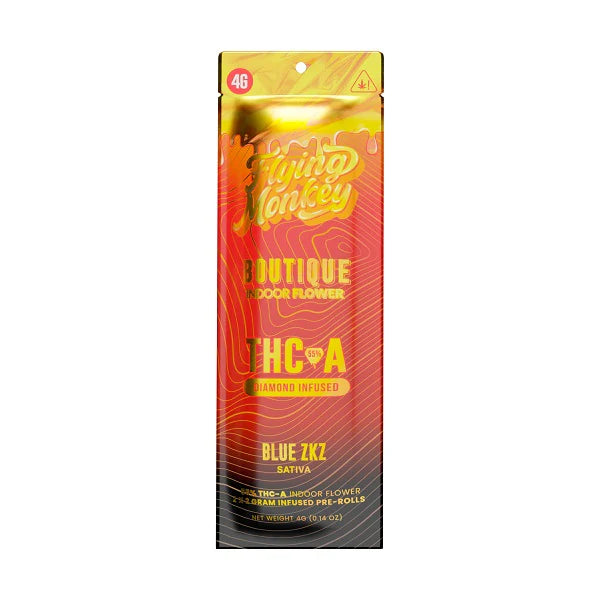 Flying Monkey 42.0 THC-A Diamond Infused Pre-Roll 2PK