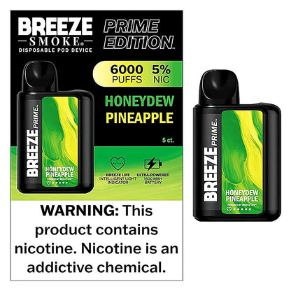 Breeze Prime Edition 6000 Honeydew Pineapple - image 2