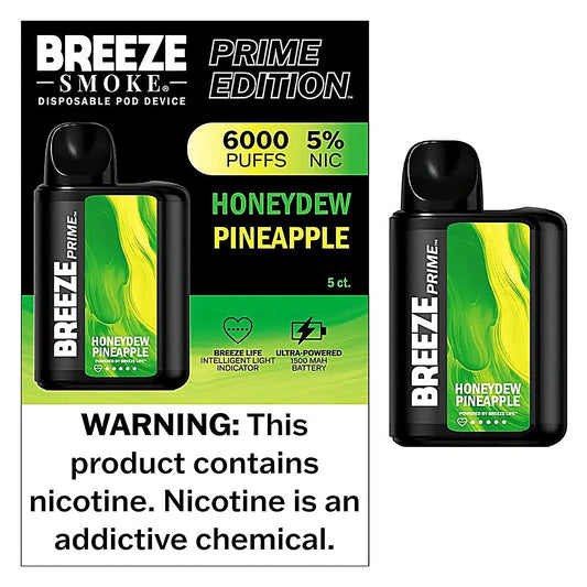 Breeze Prime Edition 6000 Honeydew Pineapple - image 2