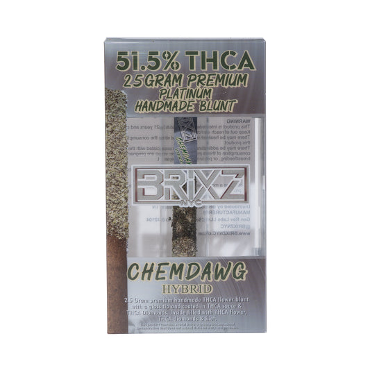 Dazed Brixz Premium Platinum THC-A Handmade Blunt 2.5G