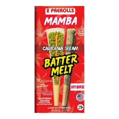 Mamba Batter Melt 2x2.5g Prerolls (5g Total)