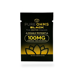Pure OHMS Black 100MG 7-Hydroxymitragynine Tablet