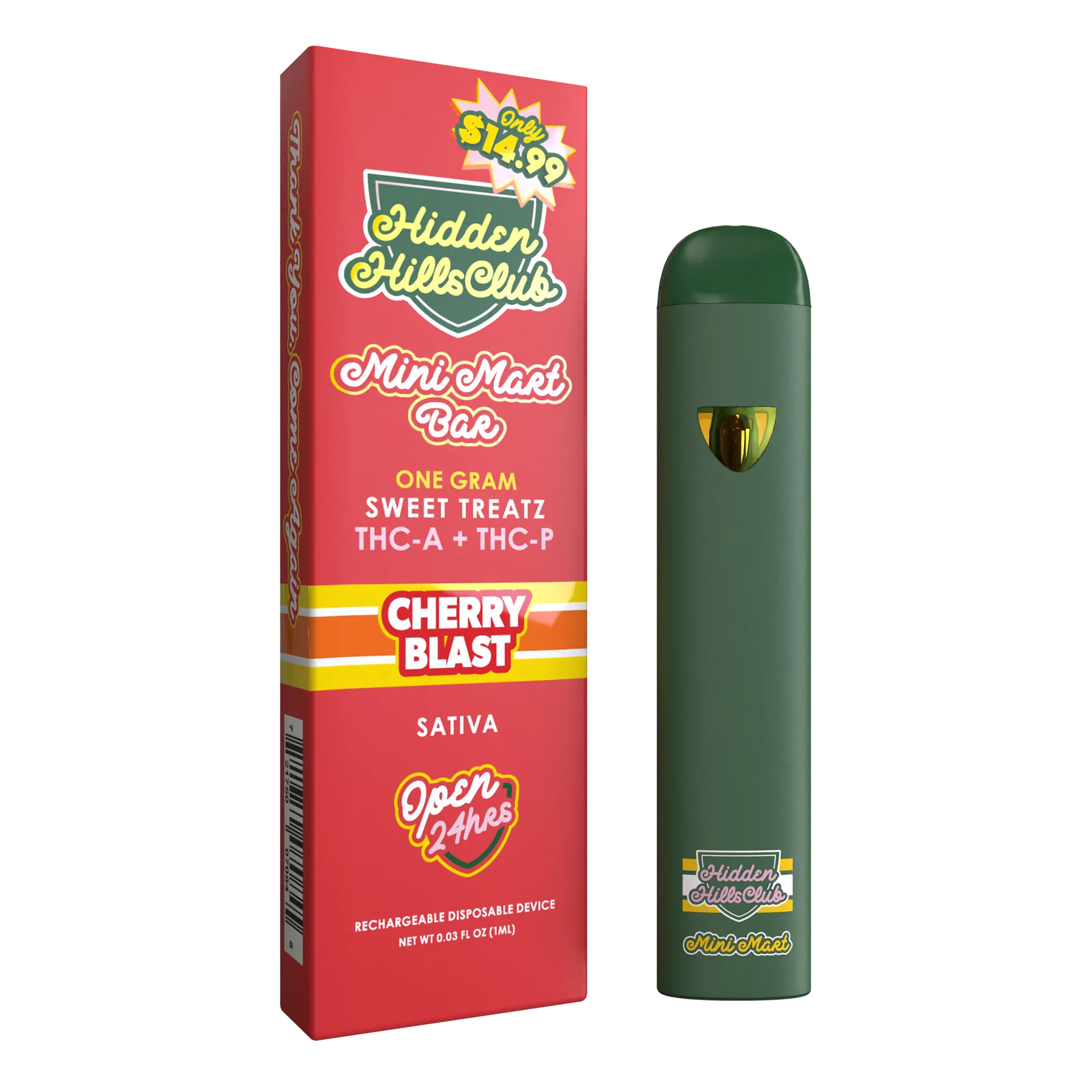 Hidden Hills Sweet Treatz Mini Mart Bar 1g