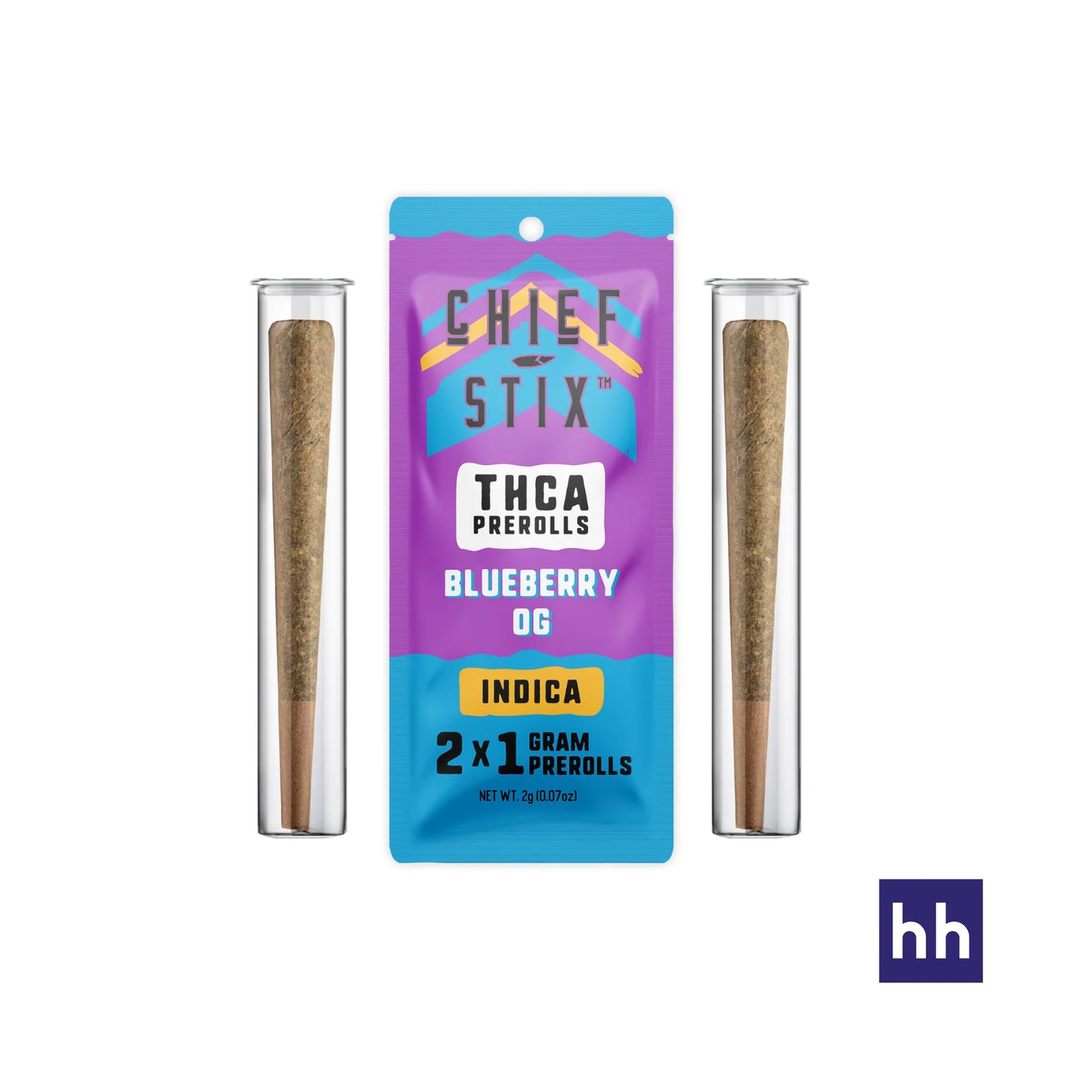 Chief Stix THCA Prerolls 2x1 Gram Prerolls