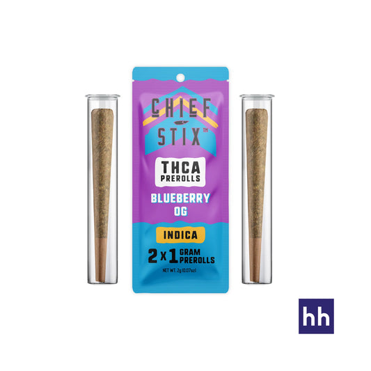 Chief Stix THCA Prerolls 2x1 Gram Prerolls