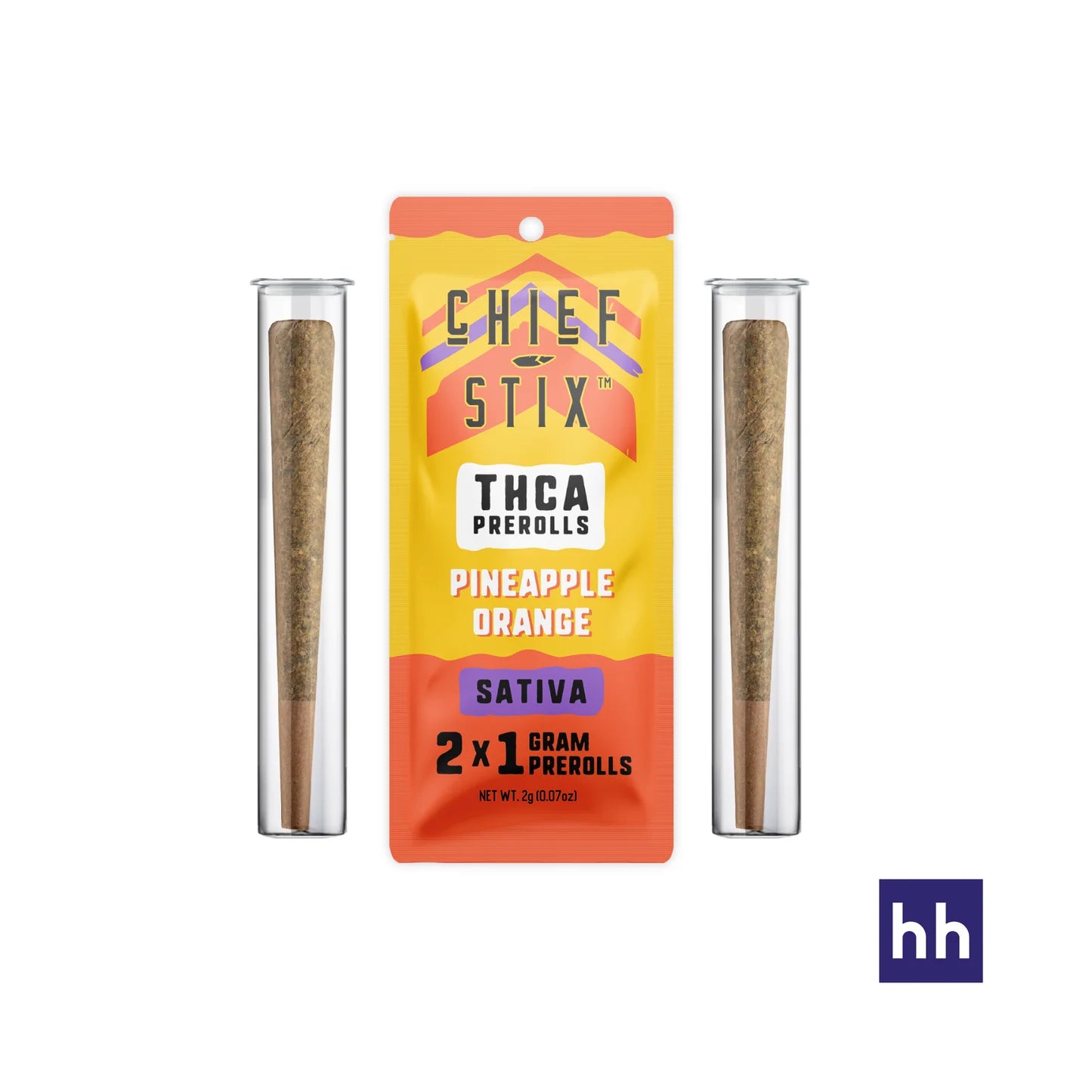 Chief Stix THCA Prerolls 2x1 Gram Prerolls