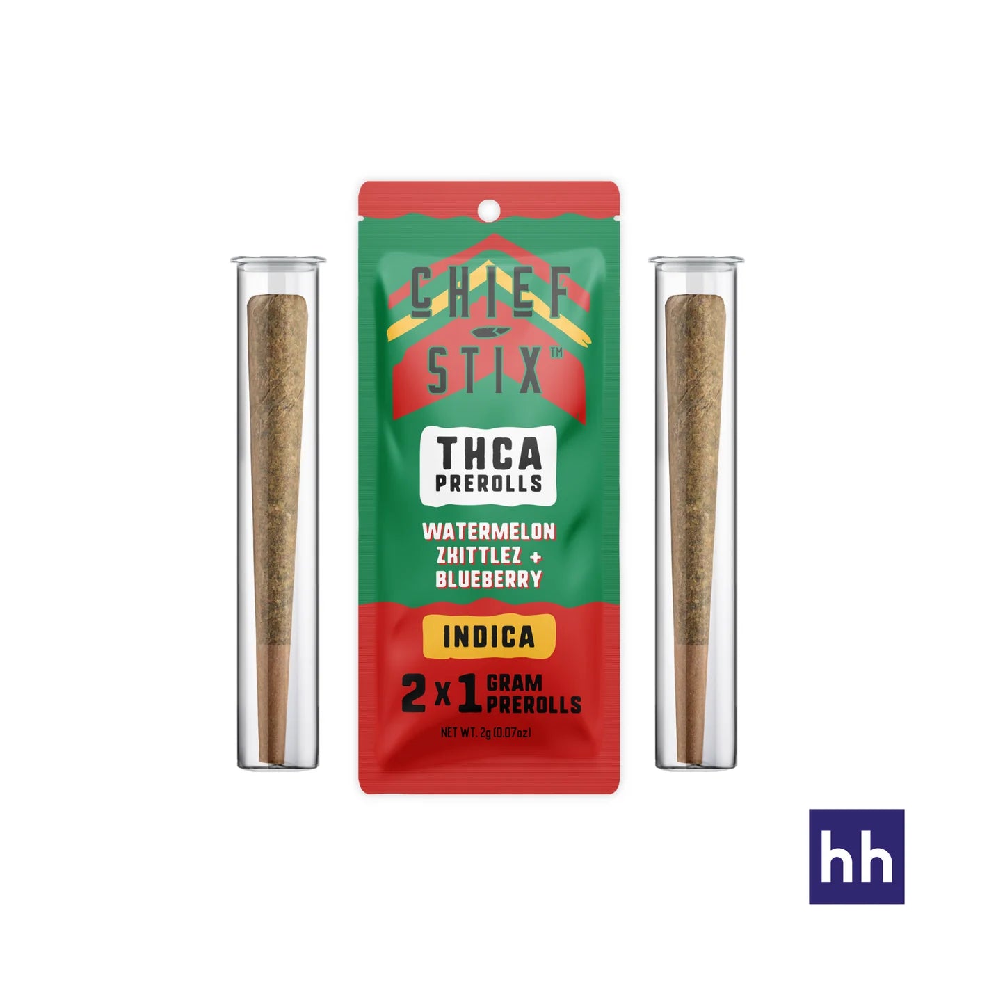 Chief Stix THCA Prerolls 2x1 Gram Prerolls