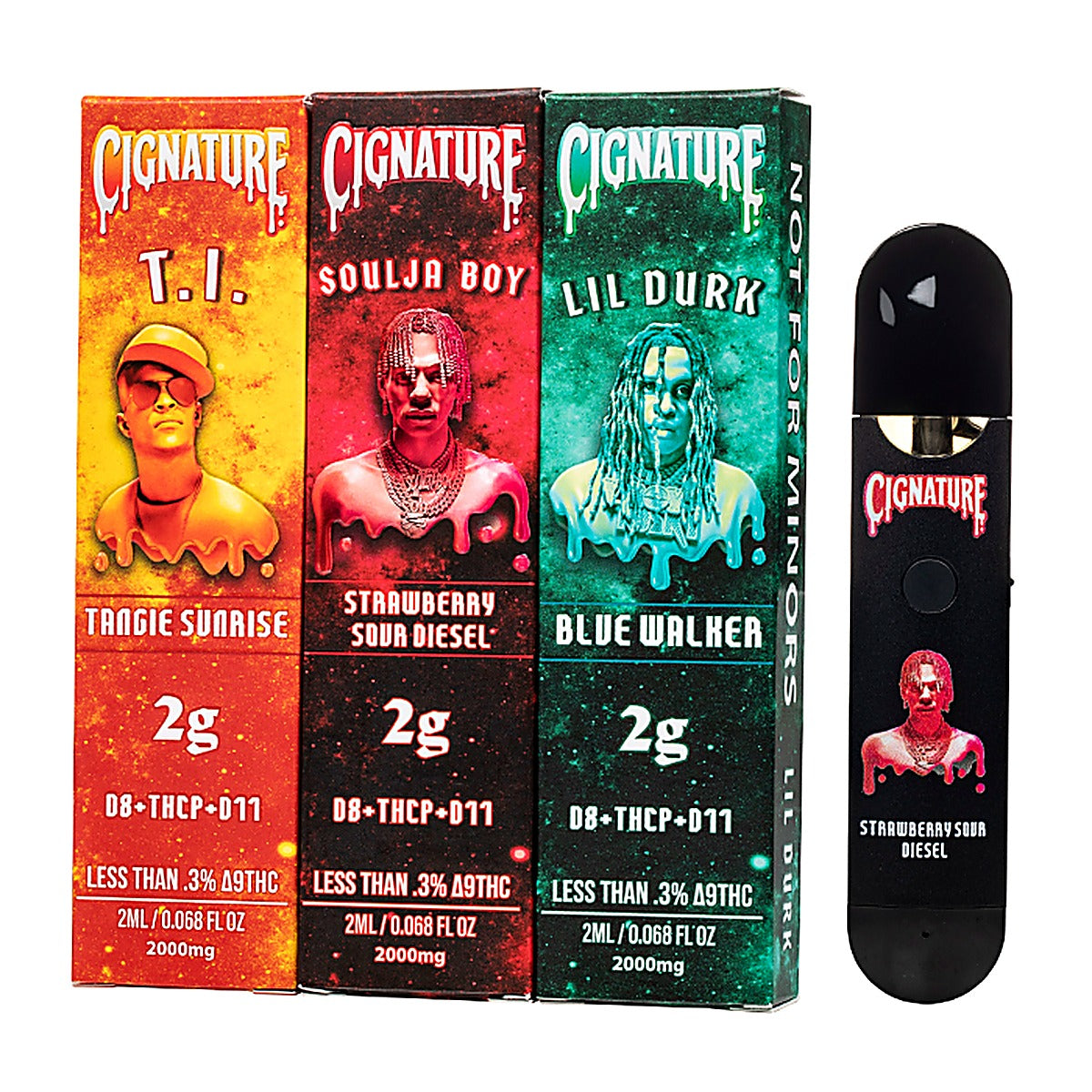 Cignature 2g THC D8+THCP+D11 - Detail View