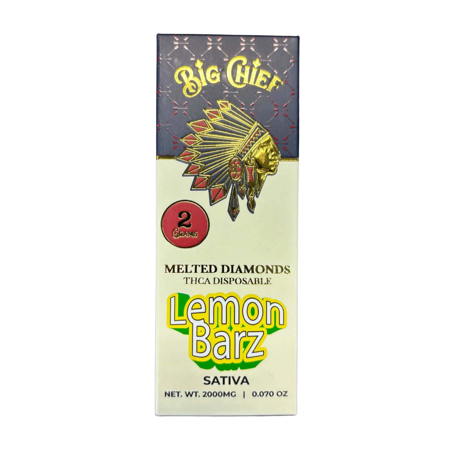 Big Chief Melted Diamonds THCA 2G Disposable