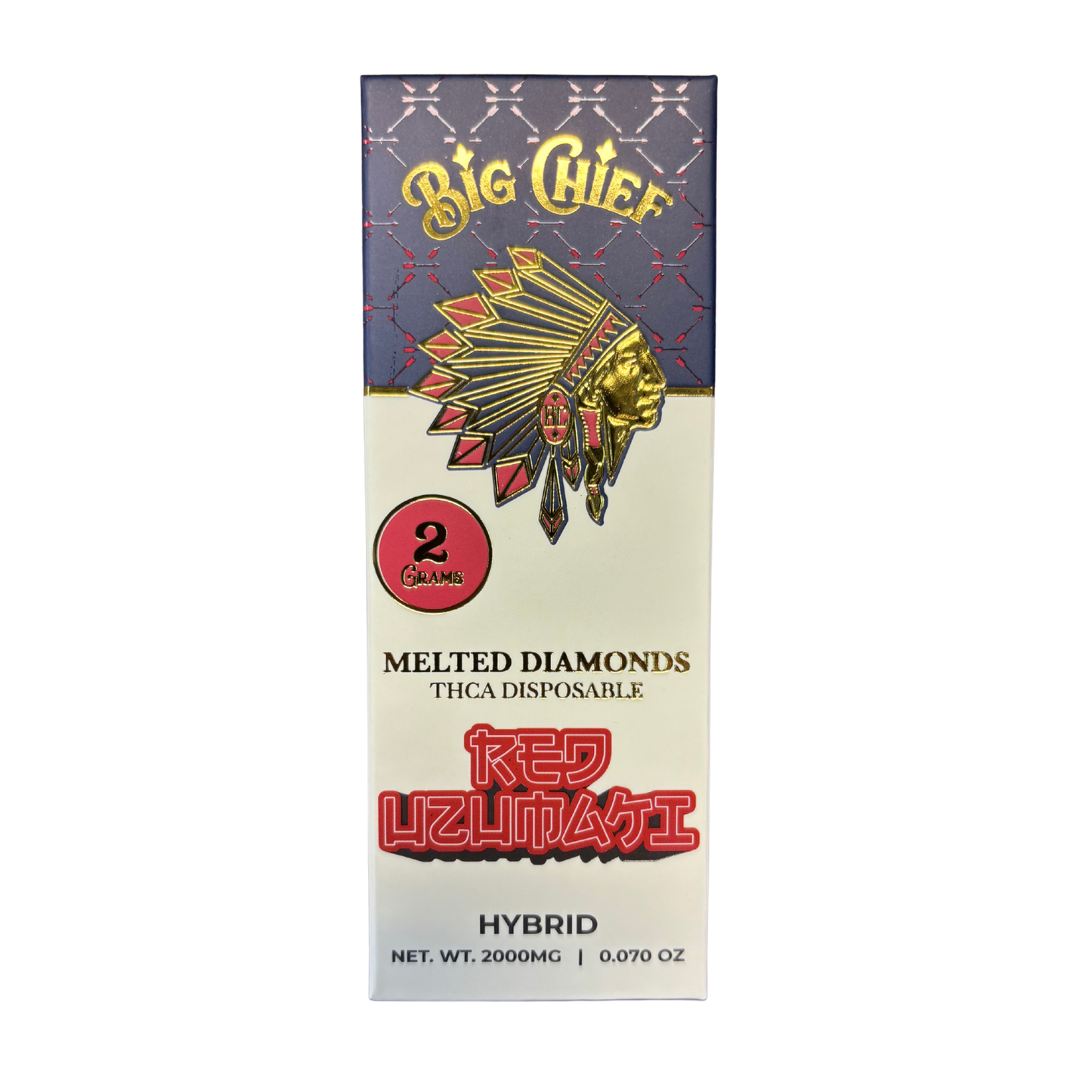 Big Chief Melted Diamonds THCA 2G Disposable
