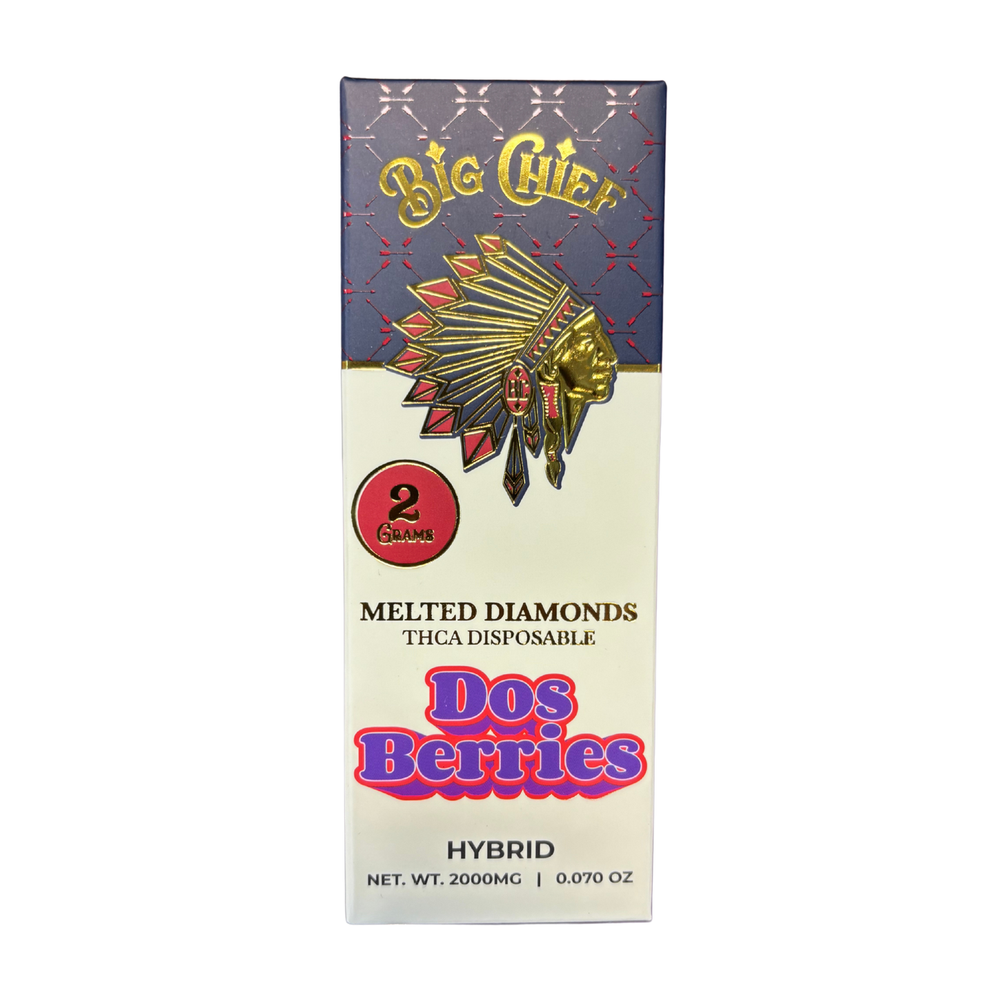 Big Chief Melted Diamonds THCA 2G Disposable