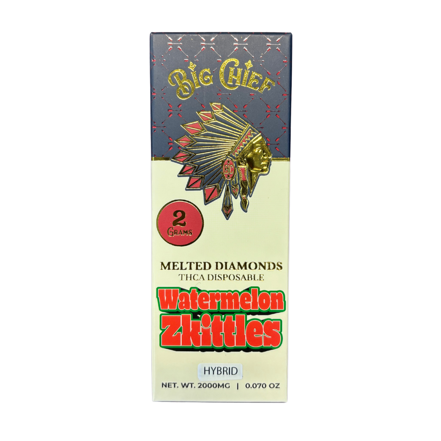 Big Chief Melted Diamonds THCA 2G Disposable