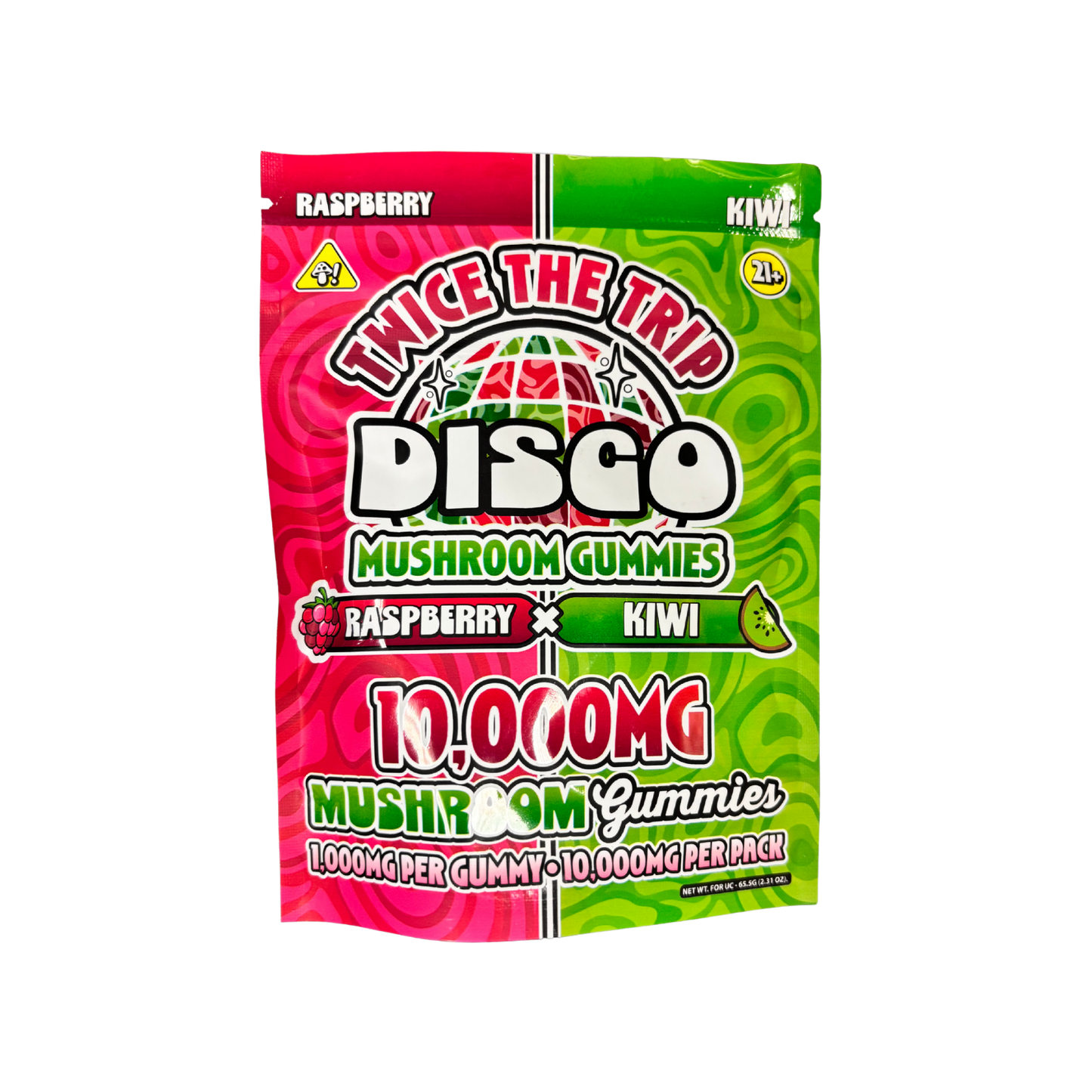 Disco Twice the Trip Mushroom Gummies 10ct (10,000MG Total)