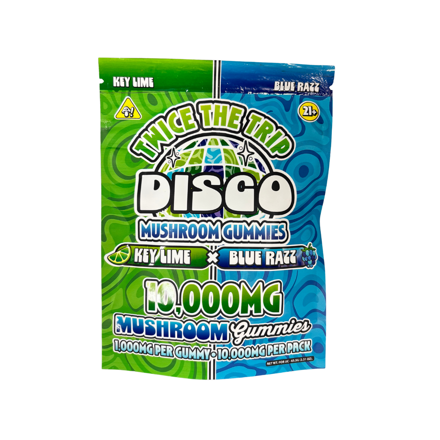 Disco Twice the Trip Mushroom Gummies 10ct (10,000MG Total)